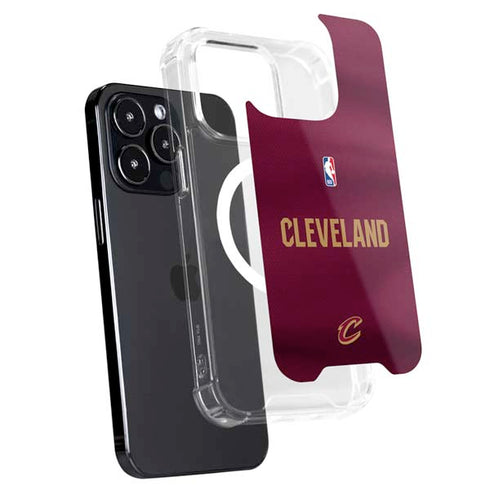 NBA Cleveland Cavaliers Jersey iPhone 15 Pro Max MagSafe Case